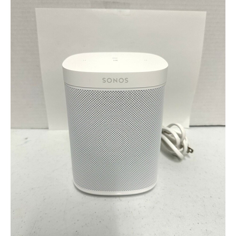 Sonos One SL Smart Speaker White WiFi Home Audio System S38 Model NICE CONDITION
